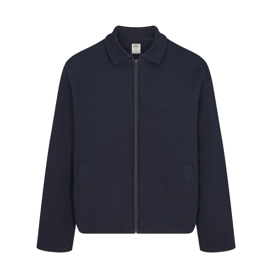 Eddie Bauer Full-Zip Microfleece Jacket in Navy