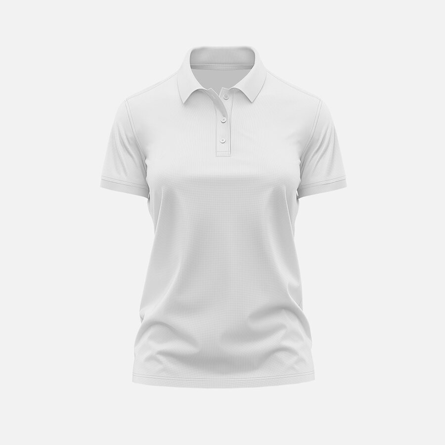 Port Authority Ladies Silk Touch Polo in White